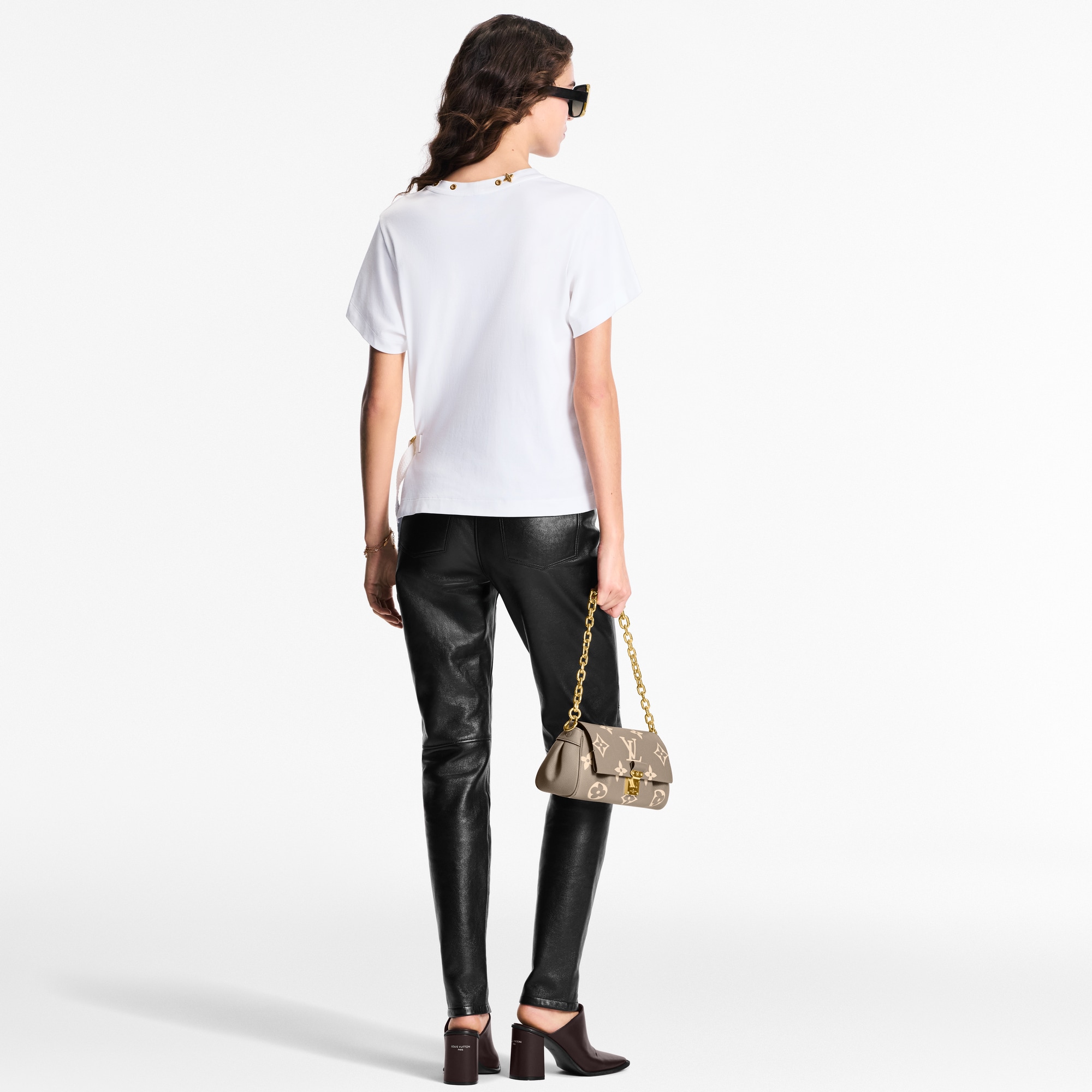 LOUIS VUITTON サイドストラップシャツ ホワイト LOUIS VUITTON サイドストラップシャツ ホワイト